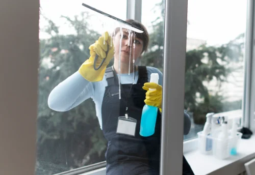 Nettoyage de vitres intérieures et extérieures à Pernay